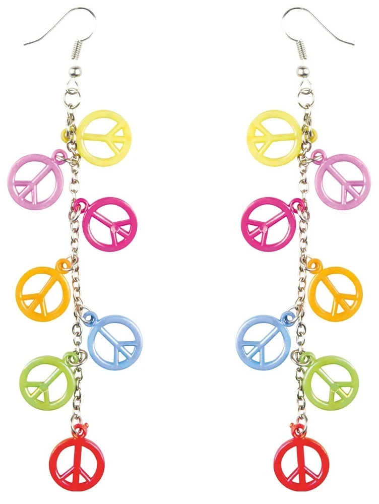 Hippie Peace Ohrringe