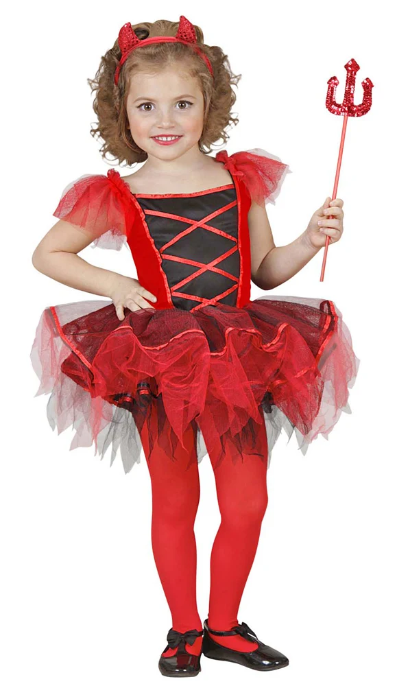 Ballerina Teufelin Kostüm Mädchen