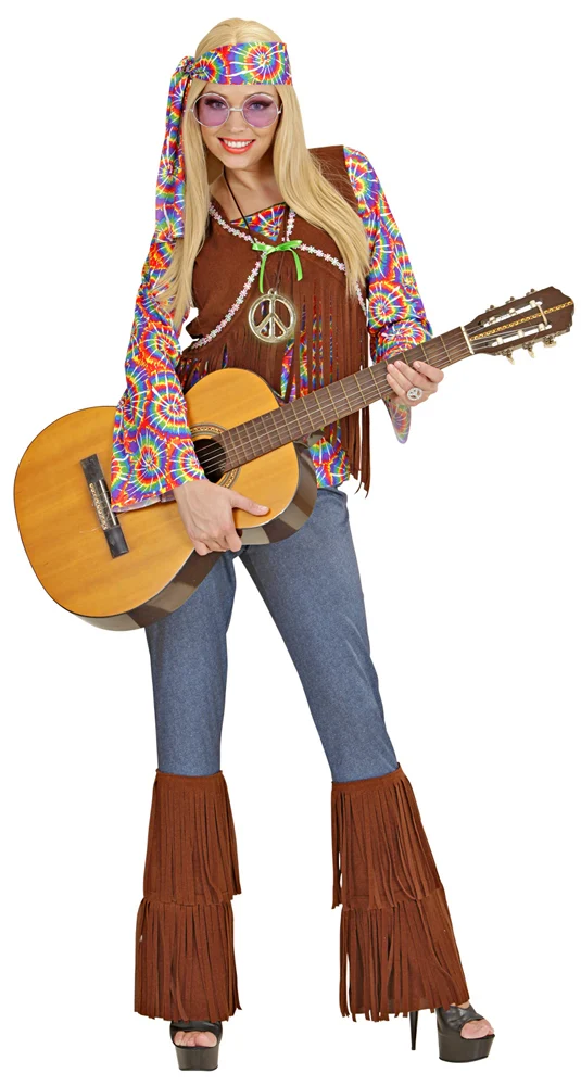 Hippie Retro Kostüm Damen