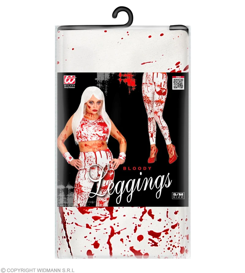Blutige Leggings für Damen | Zubehör Horror Kostüm