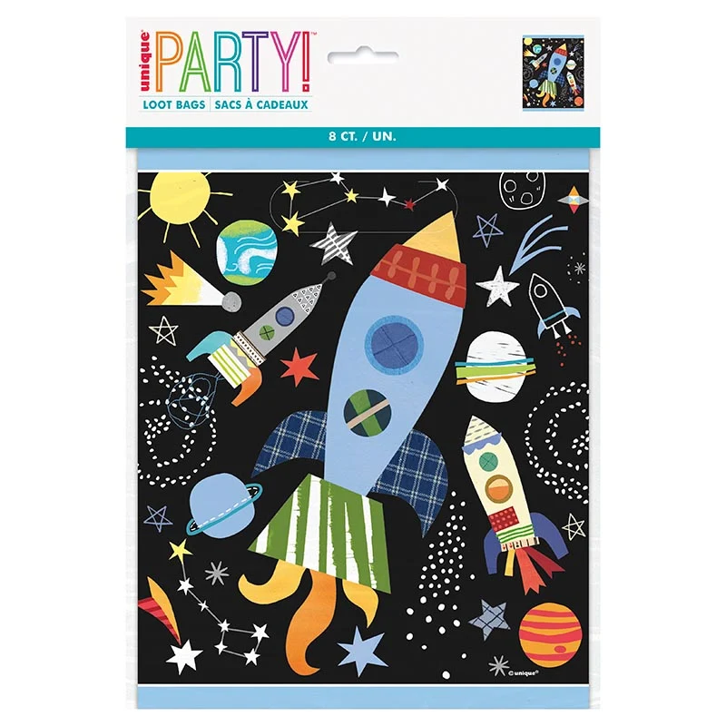 Geschenktüte PVC Outer Space 8St.