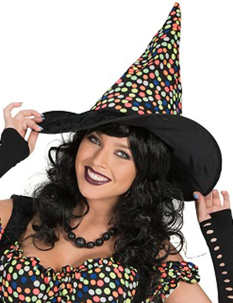 Hexe Wendy Kostüm mit Punkten für Damen
