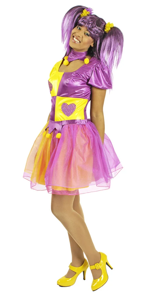 Clown Graziella Kostüm Damen Clownette