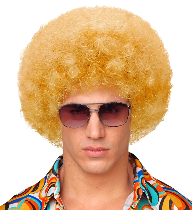 Perücke Disco 70er Jahre für Erwachsene | Blond