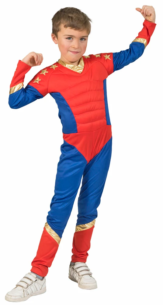 Superboy Superheld Kostüm für Jungen