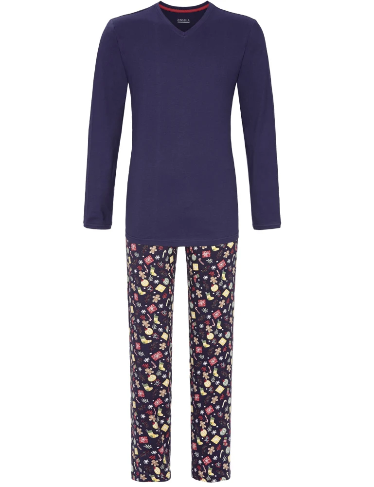 RINGELLA Herren Langarm Pyjama "Happy Christmas" 2541227 | Night