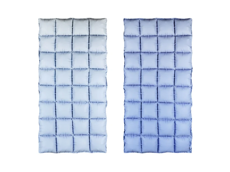 Folienballon Vorhang 72x143 cm | Blau Ombre