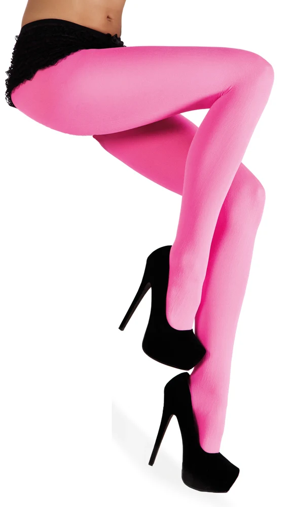 Blickdichte Strumpfhose für Damen 40 DEN | Neon Pink
