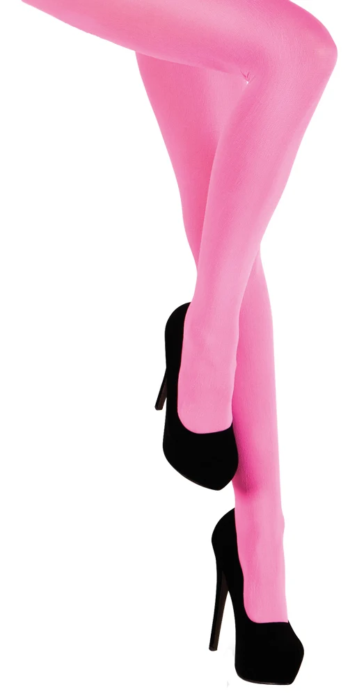 Blickdichte Strumpfhose für Damen 40 DEN | Neon Pink