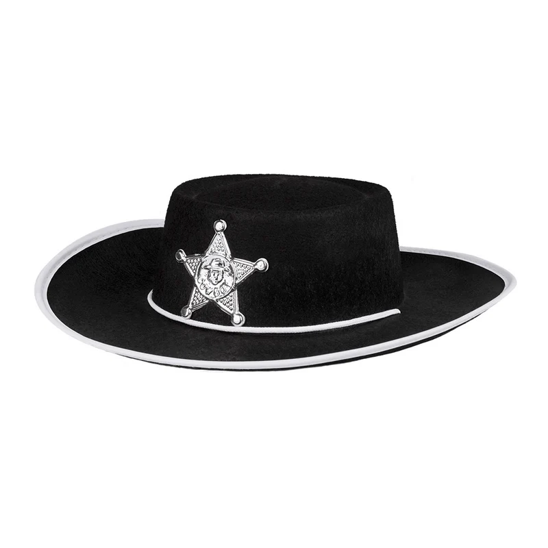 Kinder Cowboyhut mit Sheriff Stern