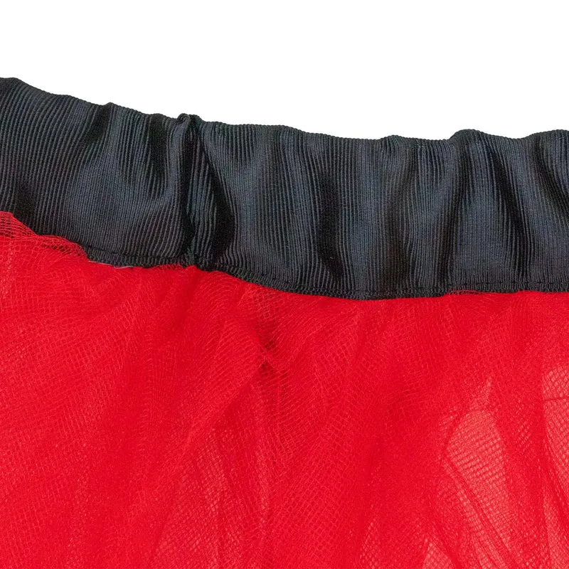 "Minnie Maus" Petticoat Tutu Rock - Länge 45cm | Rot Weiß