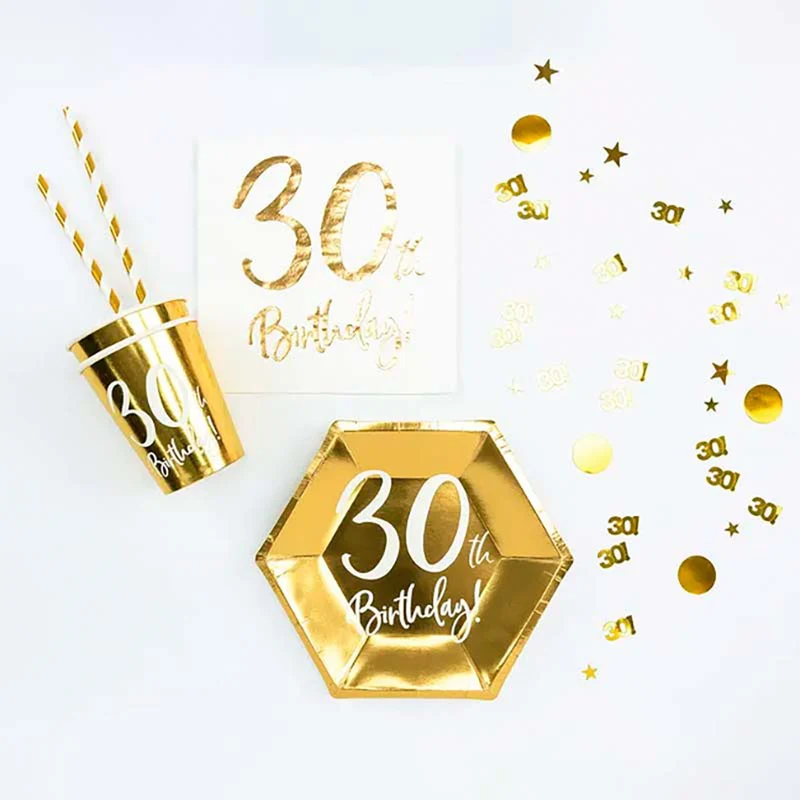 Konfetti Metall Happy Birthday #30 15g