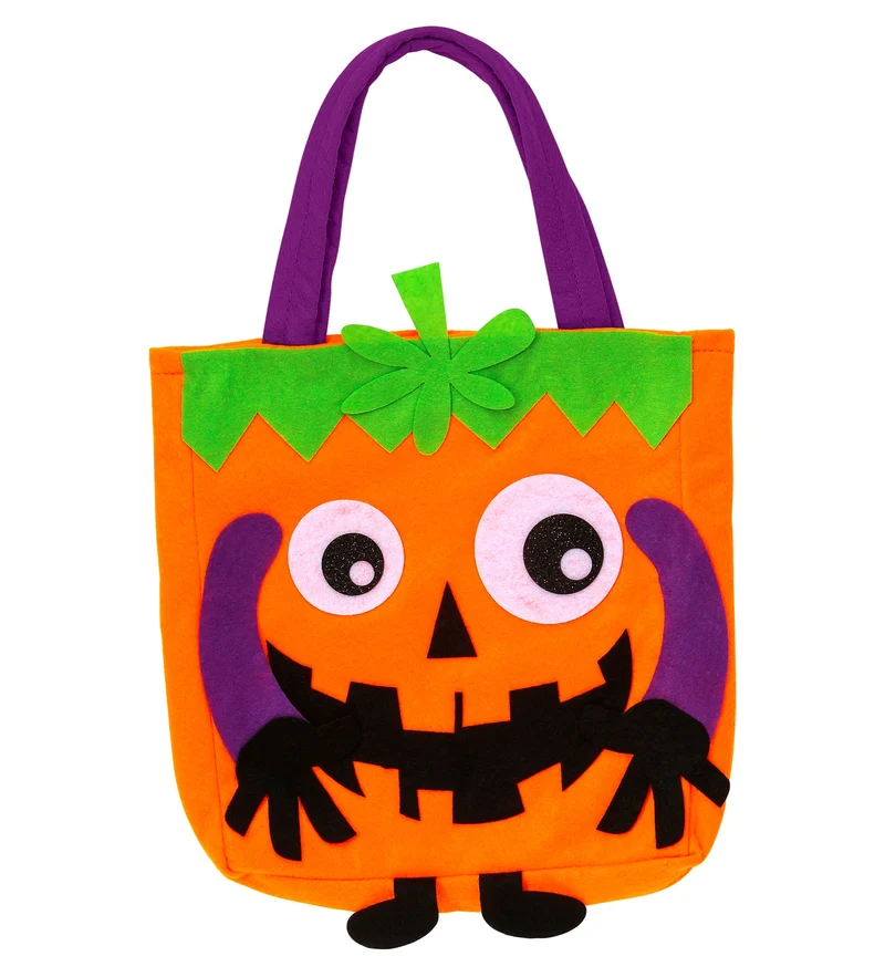 Halloween Betteltasche "Verrückter Kürbis" | Süßes oder Saures