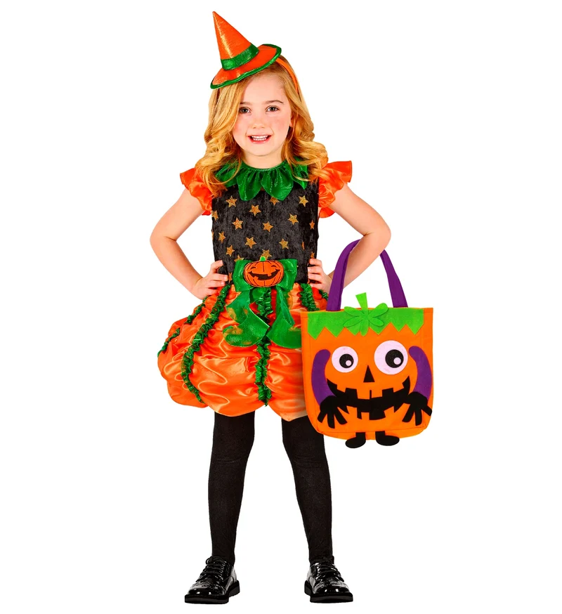 Halloween Betteltasche "Verrückter Kürbis" | Süßes oder Saures