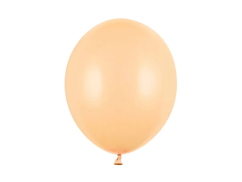 10 Stk. Luftballon Ø30cm "Uni Metallic" | Pfirsich Orange