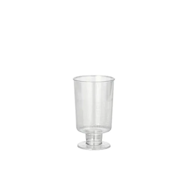 Schnapsglas mit Stiel aus PS - 4 cl, 20 St