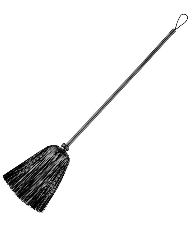 Hexenbesen mit Lametta - 92 cm | Farbauswahl