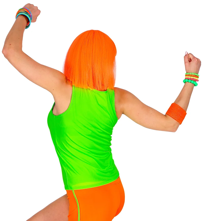 Tank Top | Neon Grün - 80er Jahre Disco Kostüm
