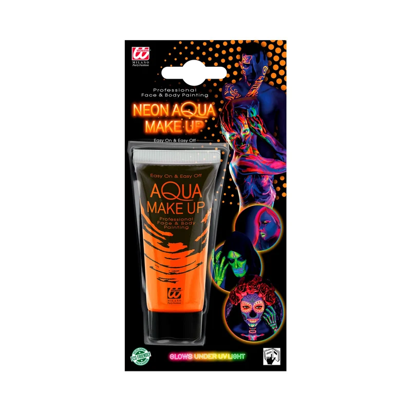 Aqua Make-up - Tube 30 ml | Neon Orange