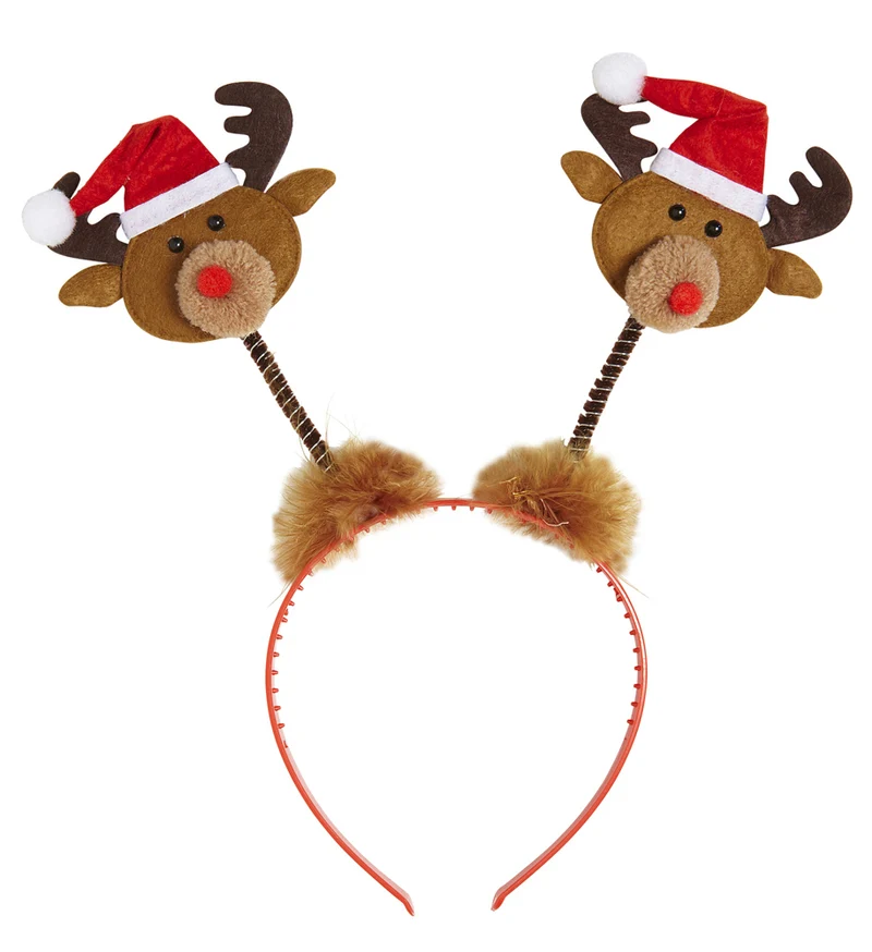 Rentier Haarreif - Zubehör für Weihnachtsfeier und Weihnachtskostüm