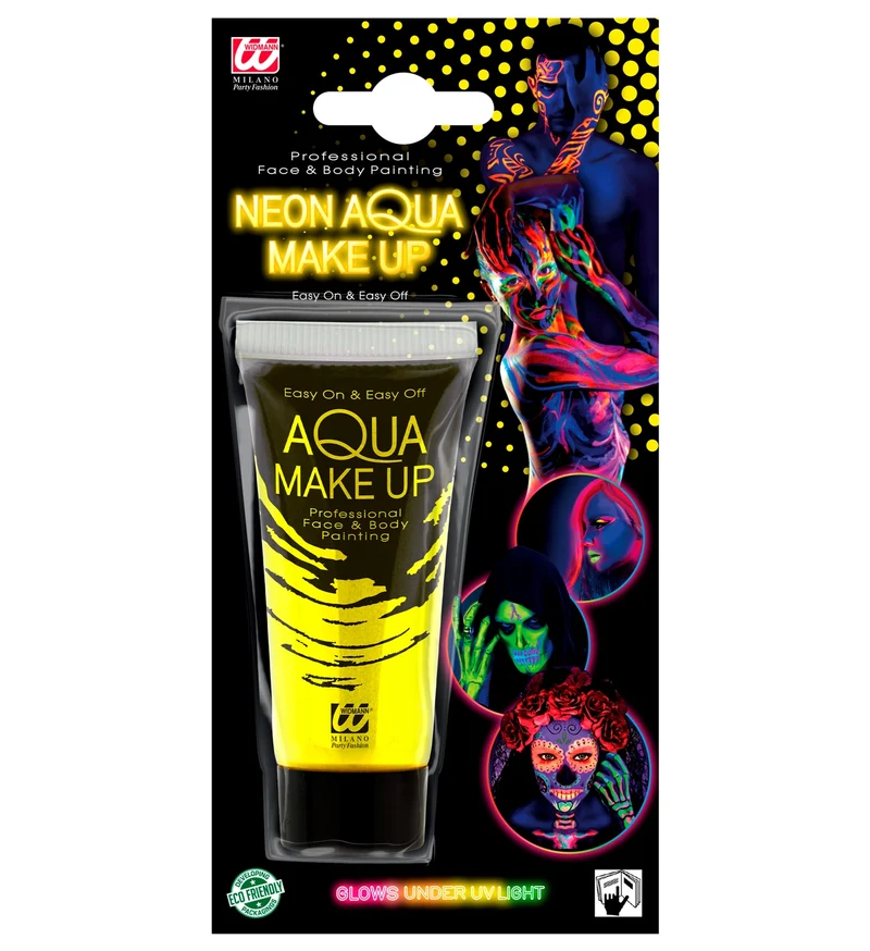 Aqua Make-up - Tube 30 ml | Neon Gelb