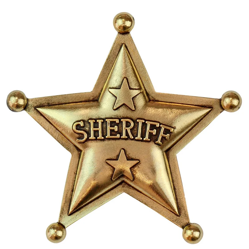 Authentischer Sheriff-Stern | Gold