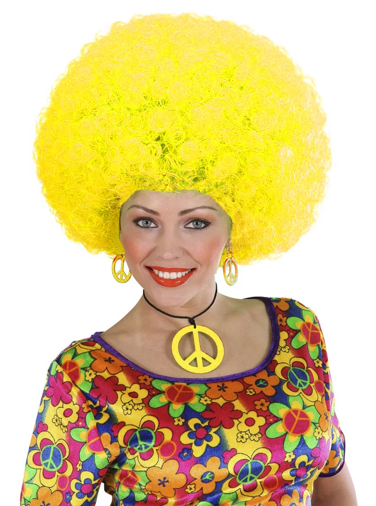 Hippie Schmuck Set Neon Gelb