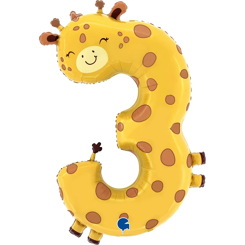Shape Folienballon "Puppyloons" #3 Giraffe | 91 cm