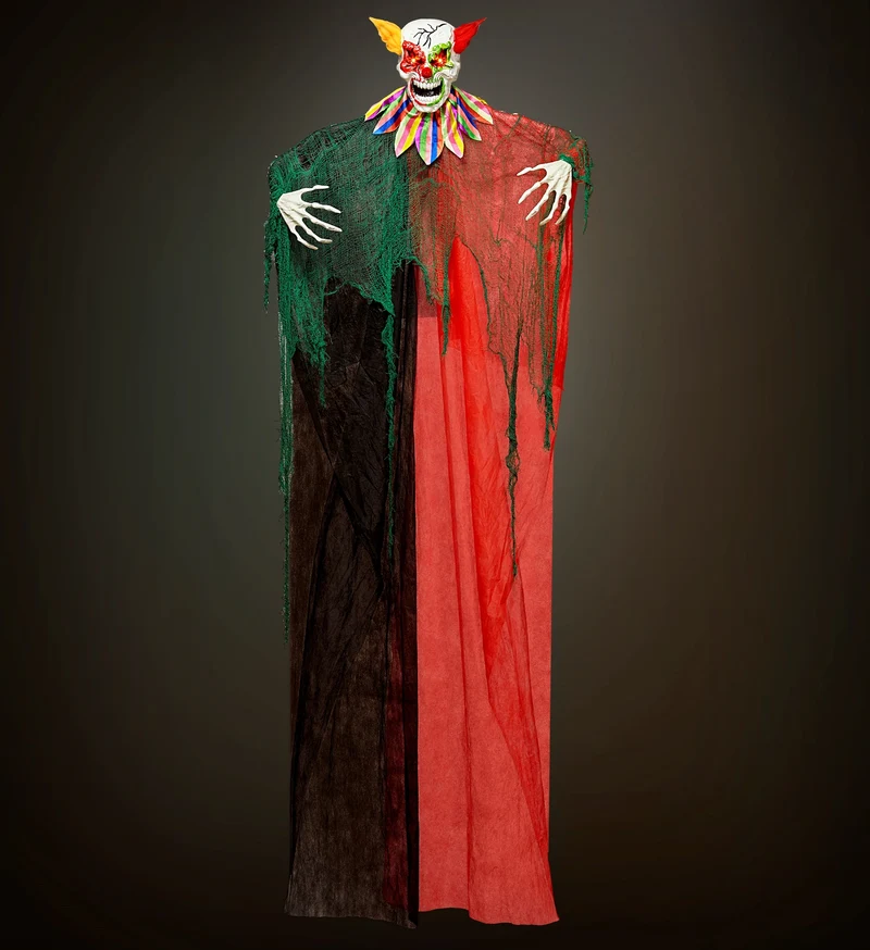 Hänge Figur Horrorclown Blink Auge /Sound 240cm
