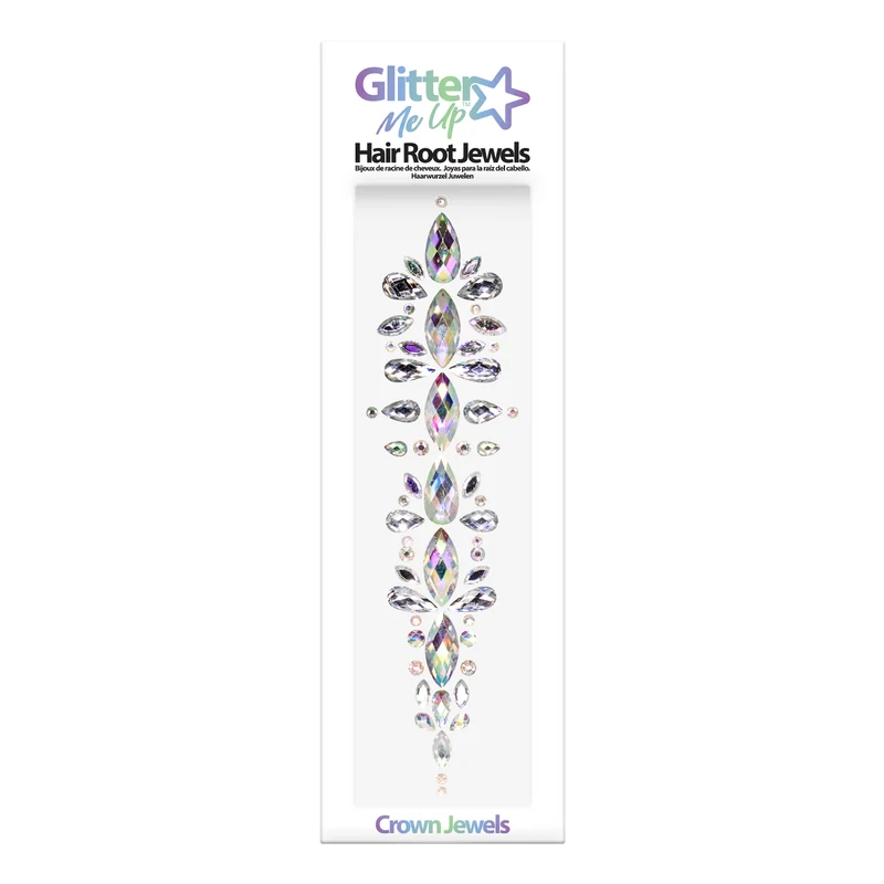 Hair Jewels "Crown" - Selbstklebende Glitzersteine