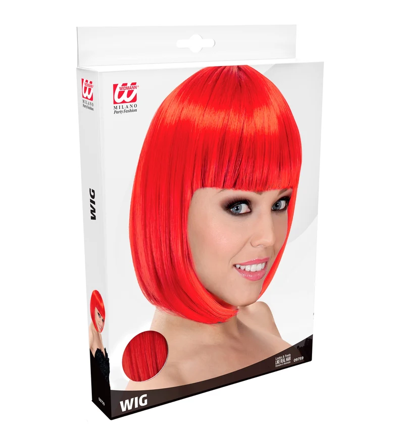 Perücke "Lou Lou" für Damen | Rot