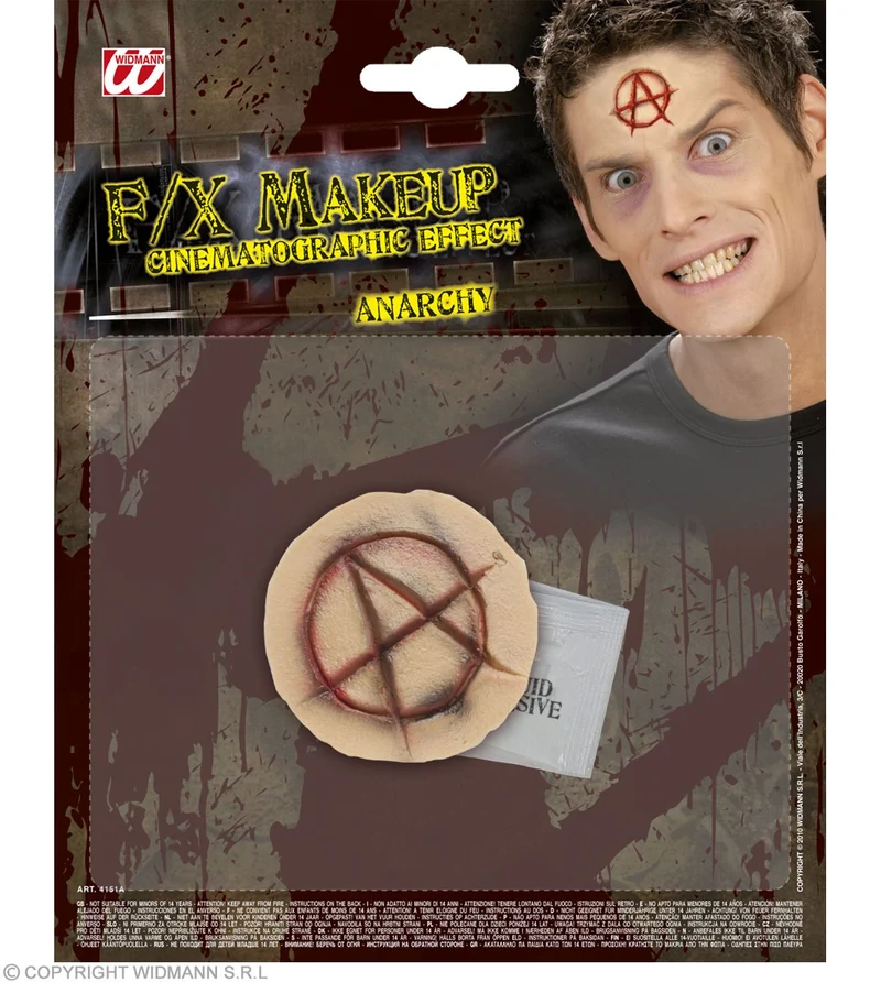Halloween FX Make-up Wunden | Anarchie Symbol