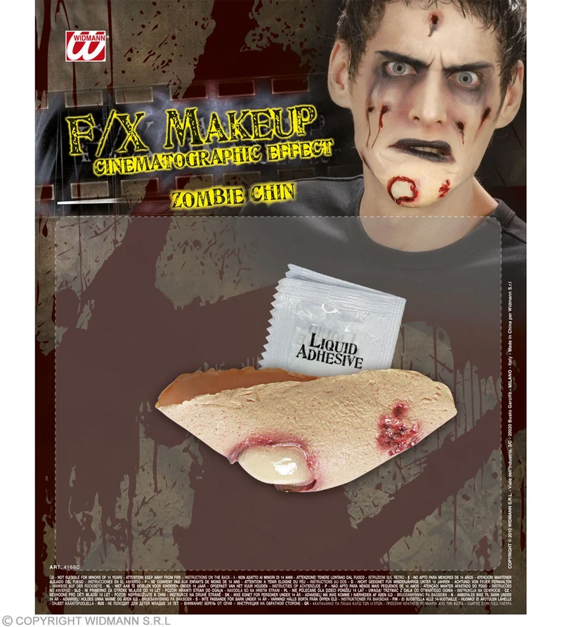 Halloween FX Make-up Wunden | Zombie Kinn