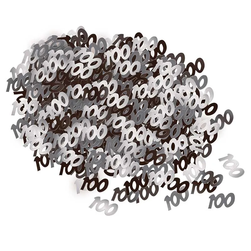 Konfetti Metall 14g Glitz #100 Schwarz