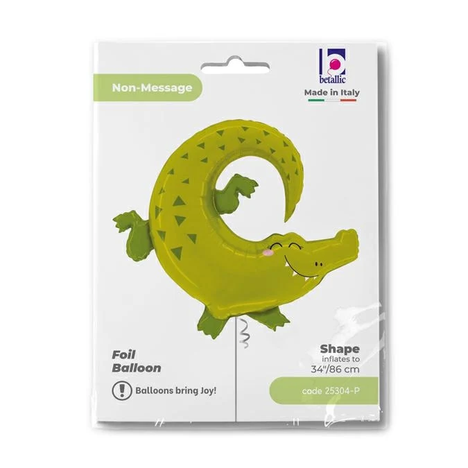 Shape Folienballon "Krokodil" | 86 cm