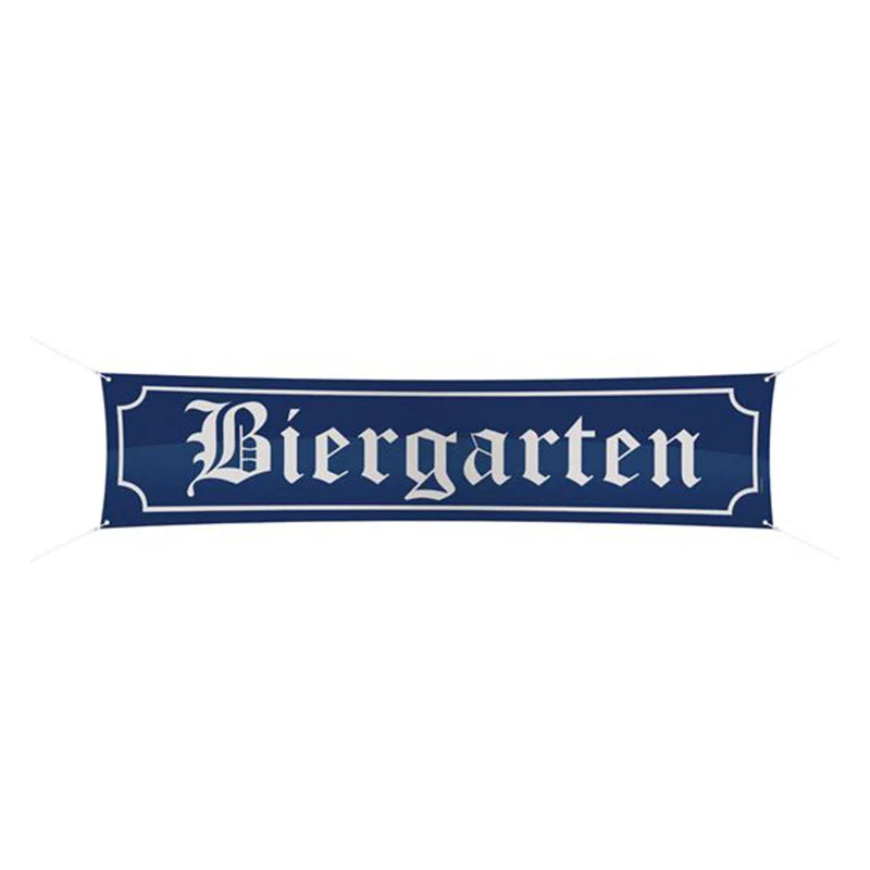 Banner Biergarten 180x40cm