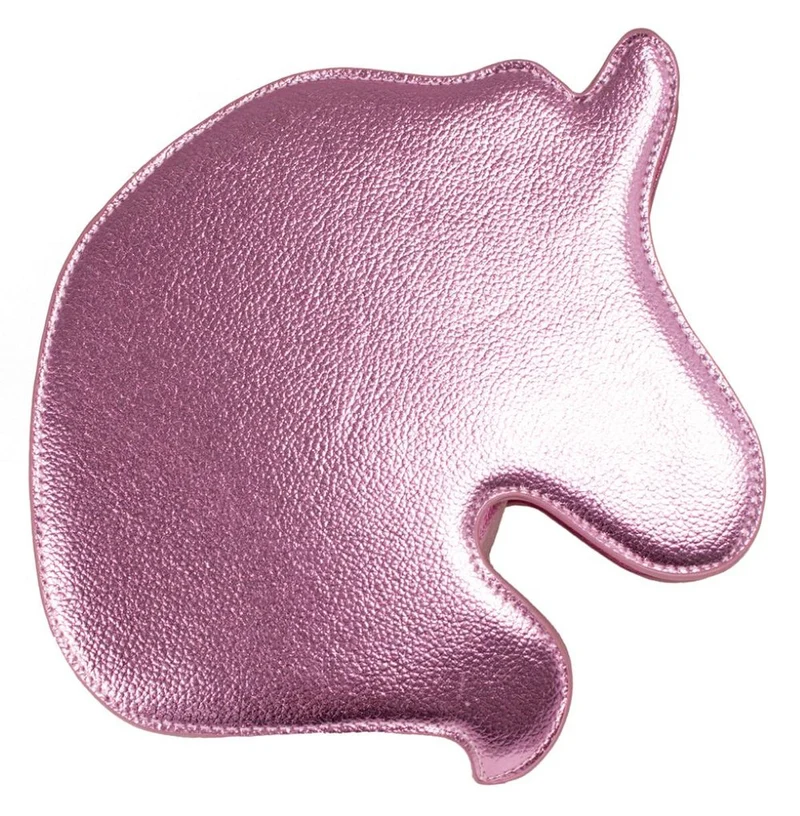 Hochwertige Glitzer Handtasche - Einhorn 24cm