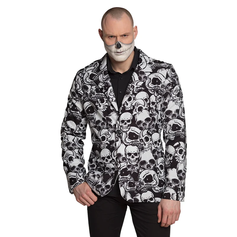 Kostüm Jacket Schädel Gr. XL