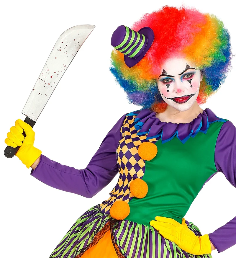 Blutverschmierte Machete - 52 cm | Blutig - Halloween Mörder Waffe