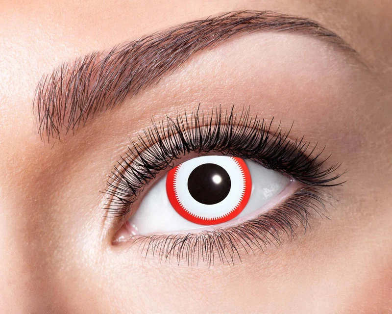 Eyecatcher Motivlinsen - farbige 3-Monats-Kontaktlinsen | m37 - Saw