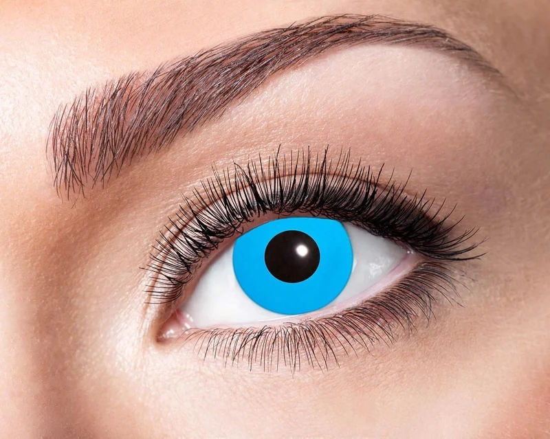 Eyecatcher Motivlinsen - farbige 3-Monats-Kontaktlinsen | m12 - Blue Elfe