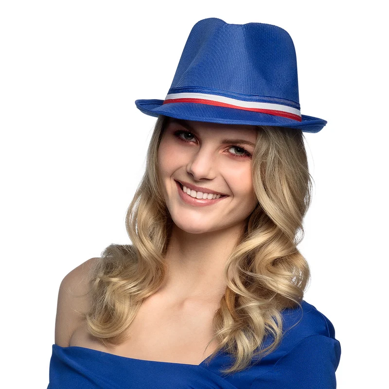 Hut Trilby "Frankreich" | Blau