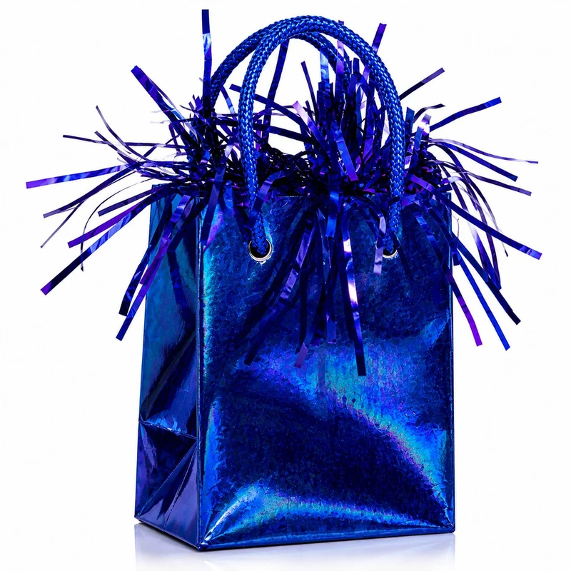 Ballongewicht 170g Tüte Holo Blau