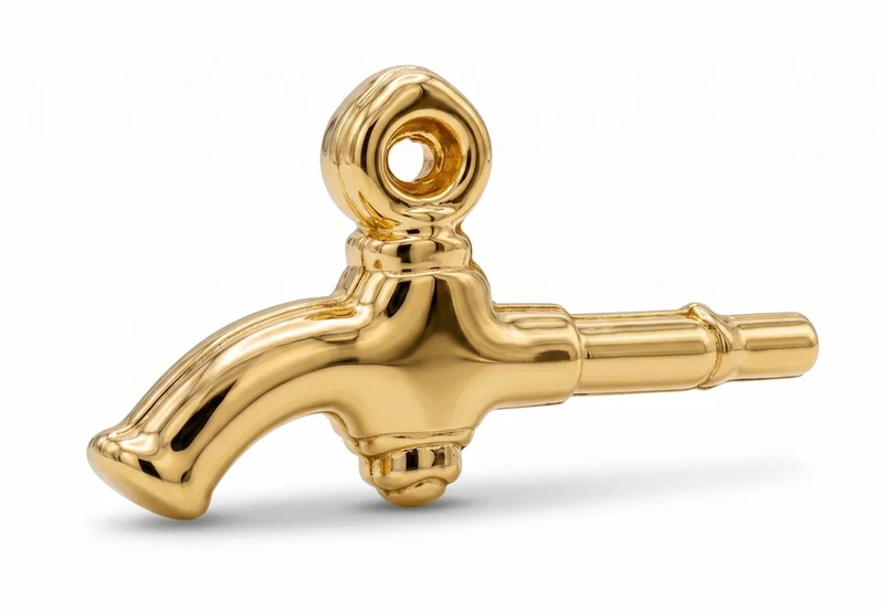 Zapfhahn Pin gold – Bierhahn Trachten-Anstecker