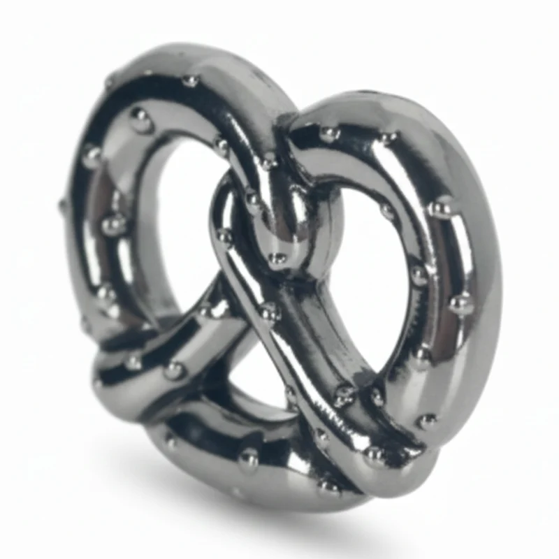 Brezn Pin silber – Breze Trachten-Anstecker