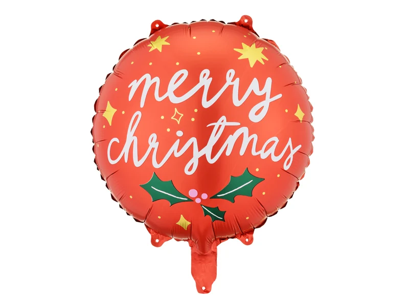18"/Ø45cm Folienballon "Merry Christmas"