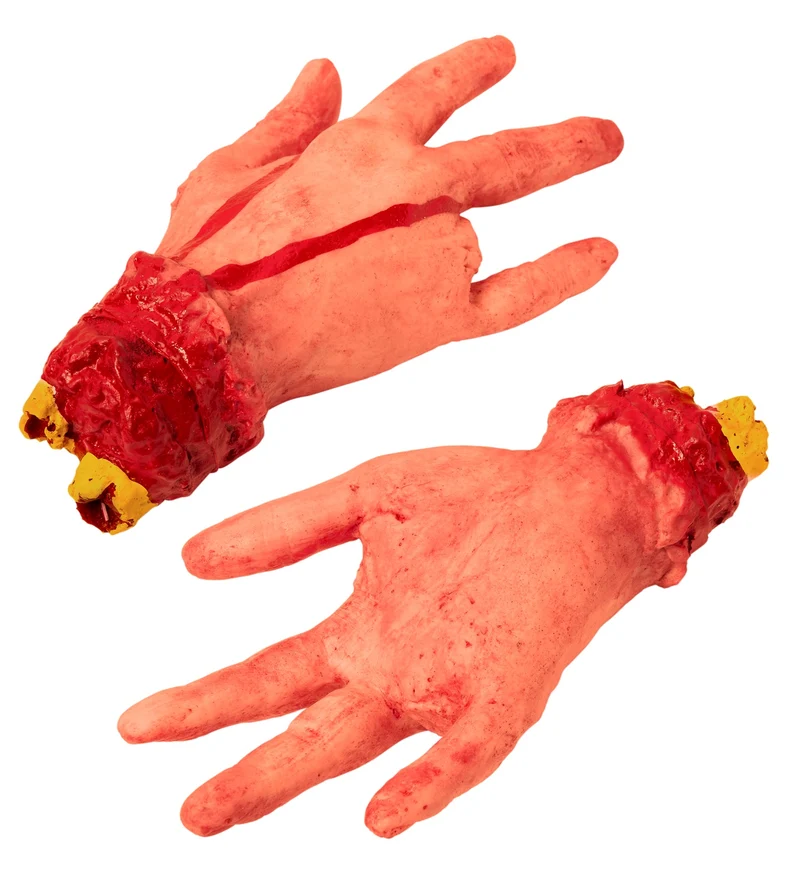 Abgehackte Hand mit fehlendem Finger