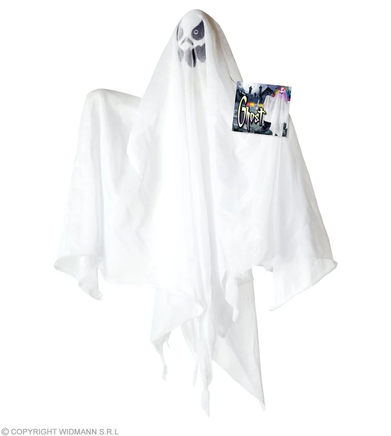 Hängefigur "Gespenst" 50 cm | Farbwechsel Leuchteffekt Halloween Dekoration