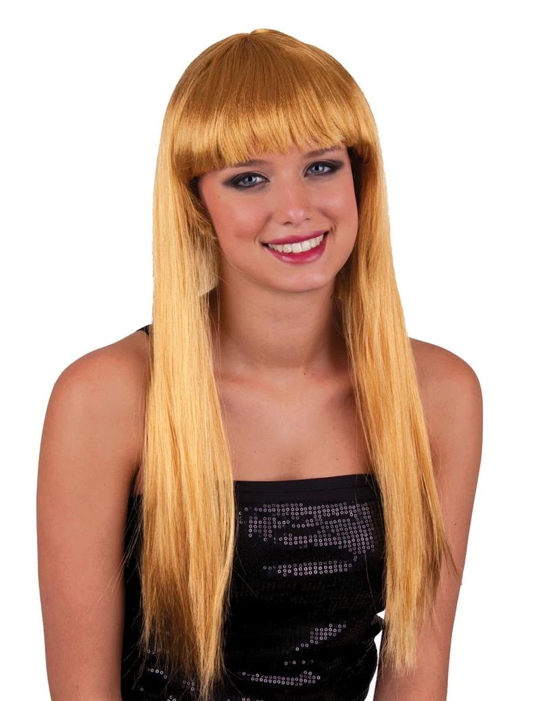 Damen Langhaar Perücke "Alexis" mit Pony - 57653 | Blond