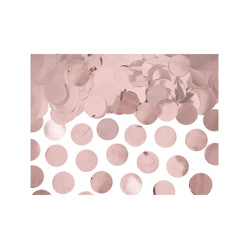 Konfetti Kreise Rosegold 15g